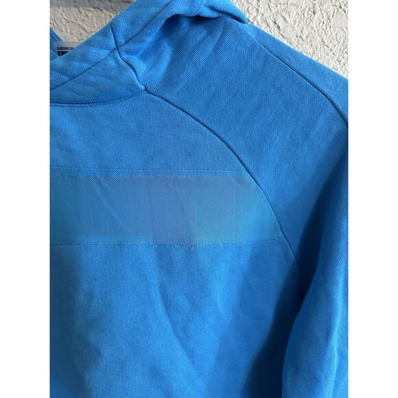 Gymshark Cropped Hoodie Women's Small Sweatshirt Workout Active Blue - Picture 3 of 6